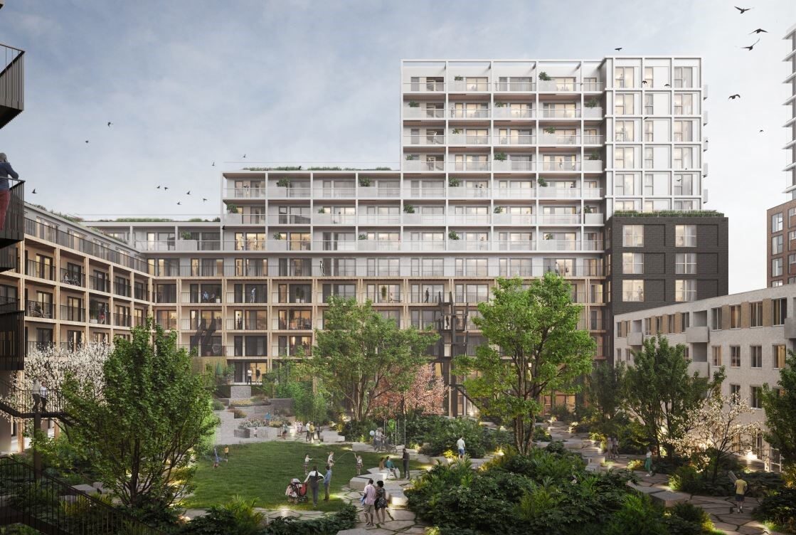 Ontwerpbeeld van de Amsterdamse Poort